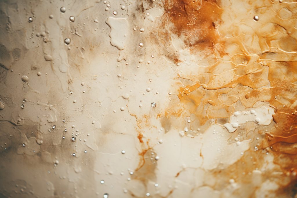 Les taches d'humidité sur les murs et les plafonds